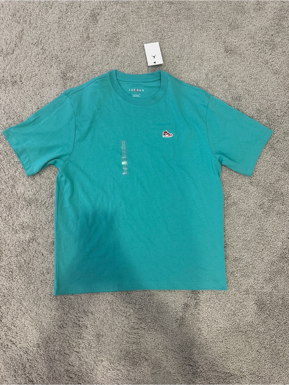 Jordan Men's Teal Short-Sleeve Logo Tee